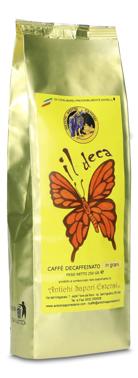 Kawa ziarnista bezkofeinowa Antichi DECAFFEINATO 250g