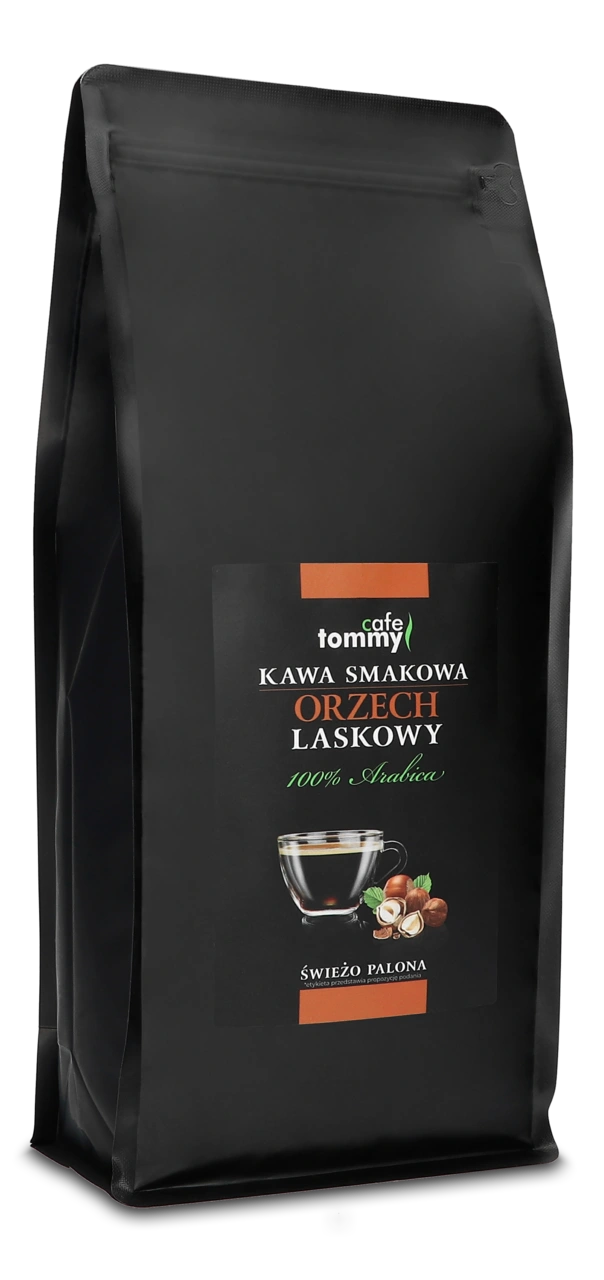 Kawa ziarnista smakowa Tommy Cafe Orzech Laskowy 1000g