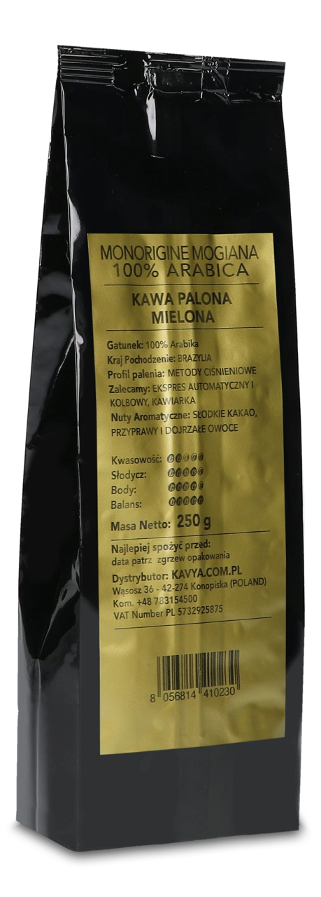 włoska kawa mielona antichi sapori estensi la perla nera kavotti