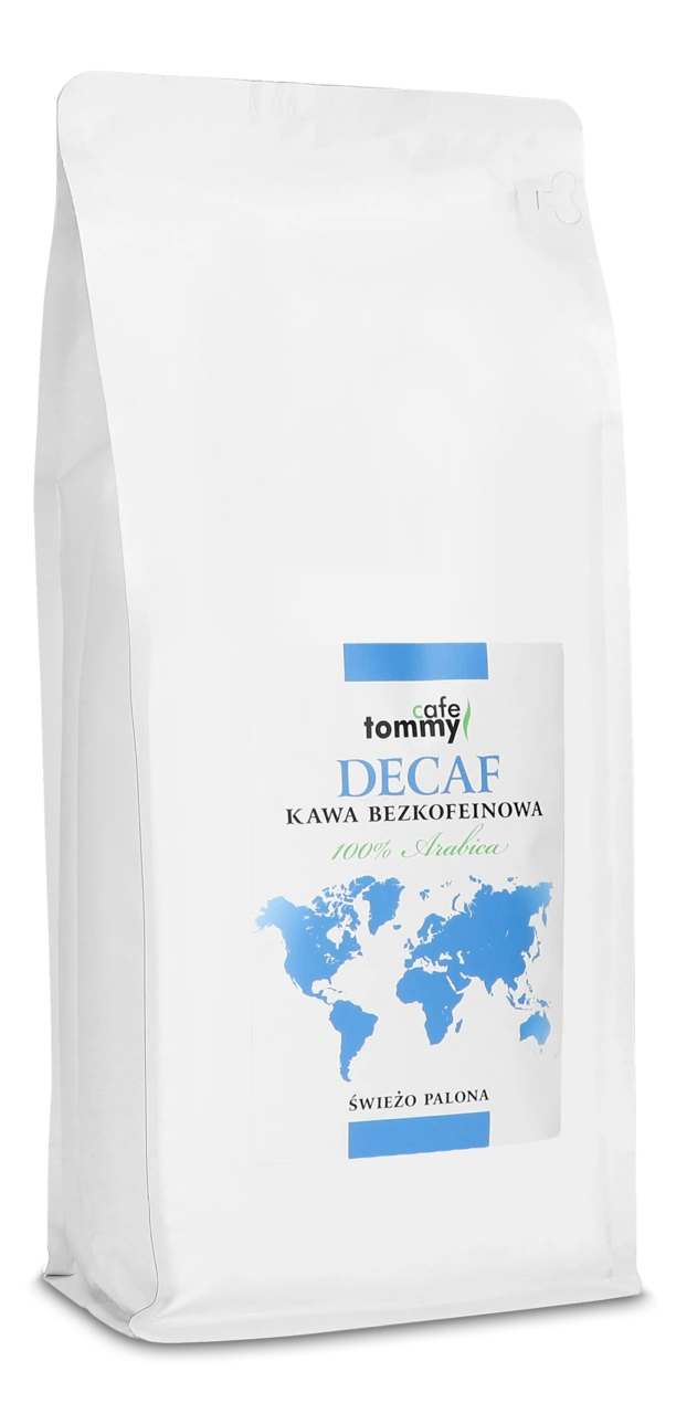 Kawa ziarnista bezkofeinowa 100% Arabica Tommy Cafe 1000g