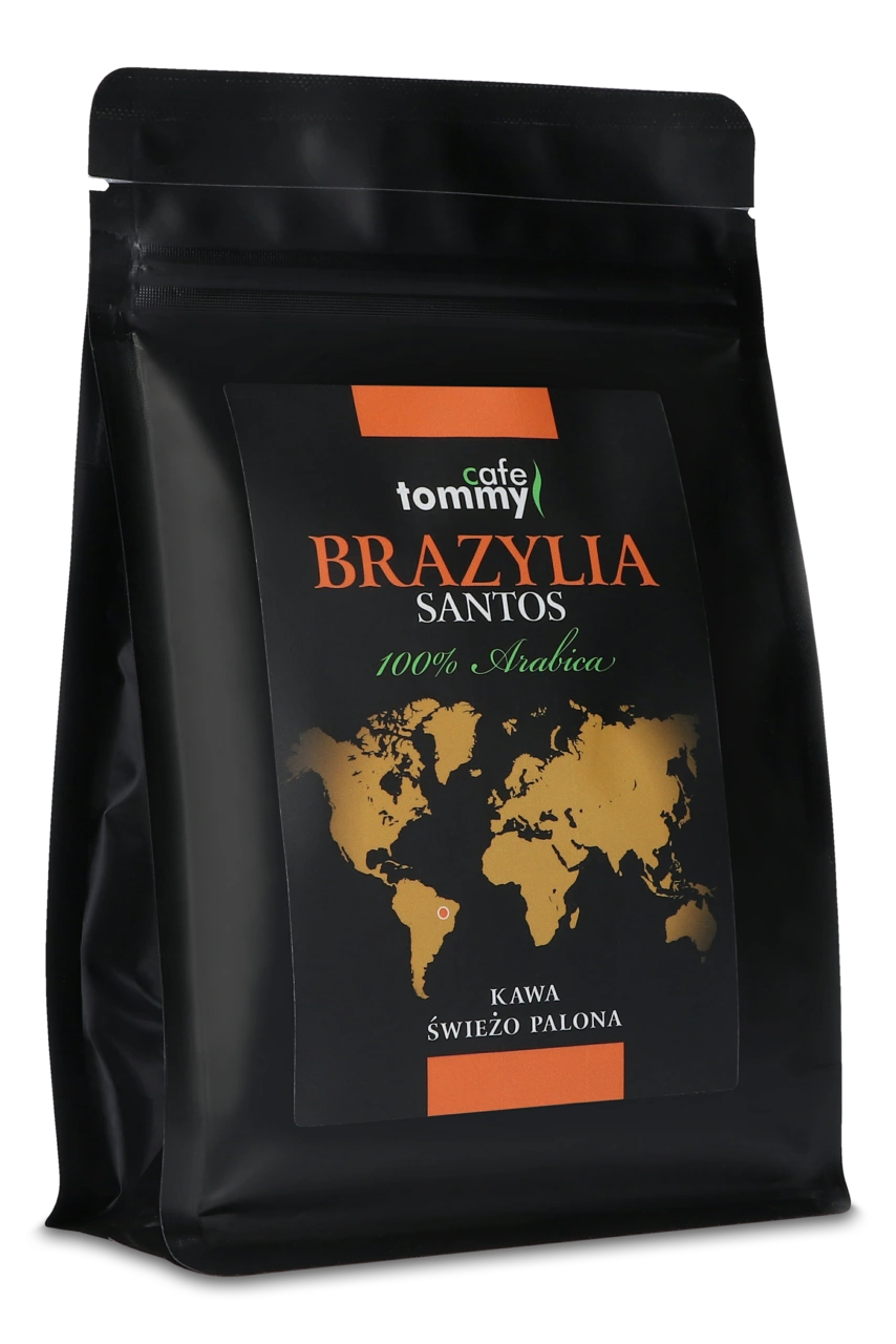 Kawa ziarnista Tommy Cafe Brazylia Santos 250g