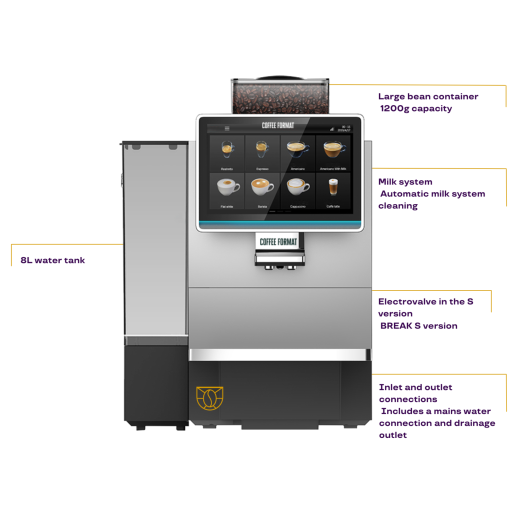 automatyczny ekspres do kawy coffe format break silver do domu biura restauracji kavotti