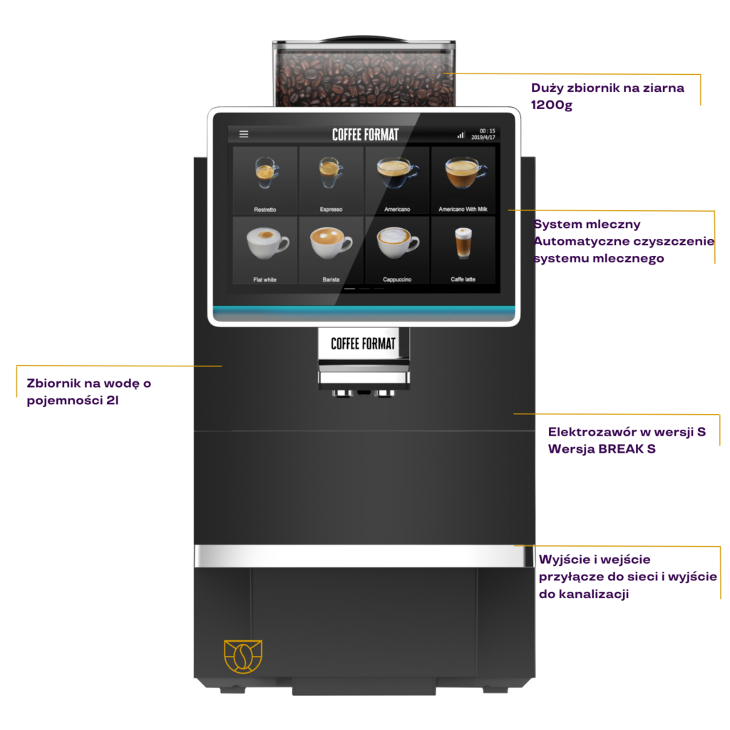 ekspres do kawy coffee format break do hotelu biura restauracji automatyczny 8L kavotti