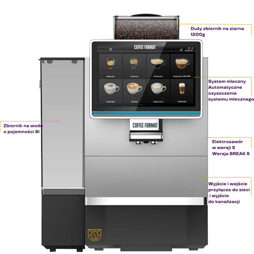 ekspres do kawy coffee format break do hotelu biura restauracji automatyczny 8L kavotti