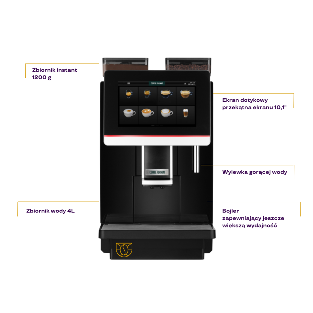 ekspres do kawy coffee format demy automatyczny do hotelu restauracji horeca instant system płatności MDB kavotti