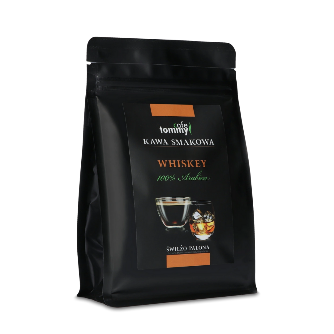 Kawa ziarnista smakowa Tommy Cafe Whisky 250g
