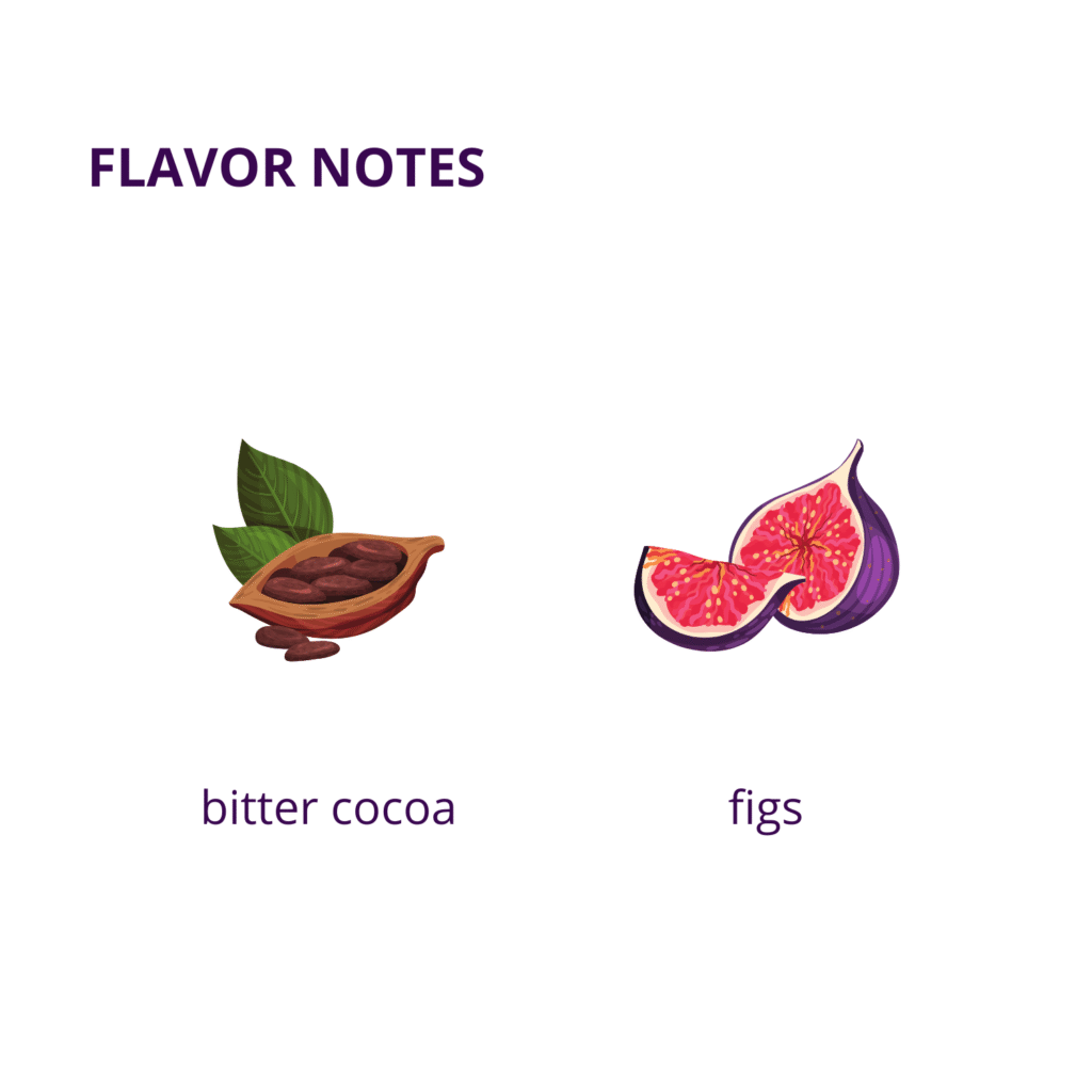 nuty smakowe gorzkie kakao figi antichi sapori estensi kavotti