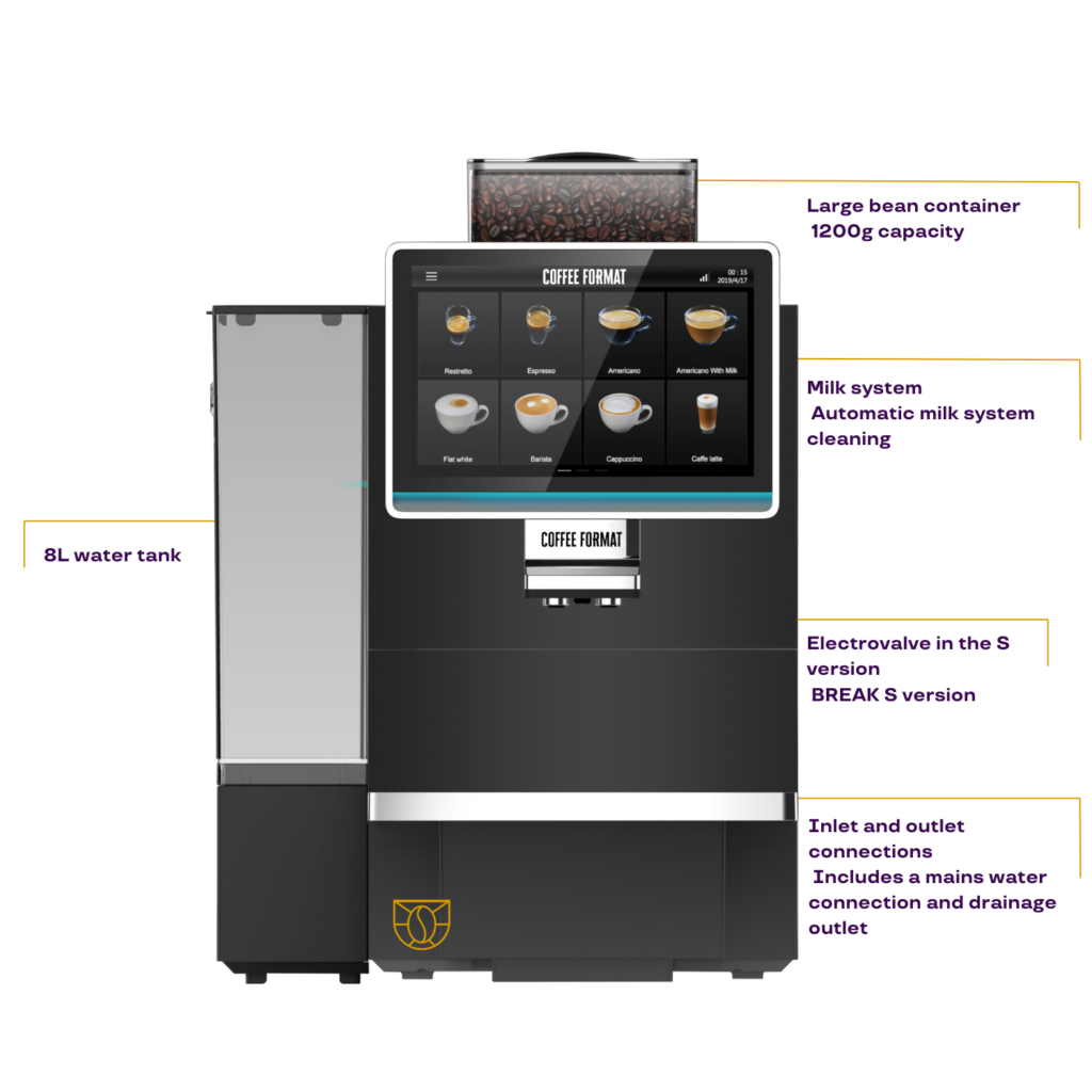 automatyczny ekspres do kawy coffe format break black do domu biura restauracji kavotti