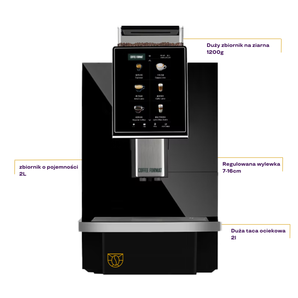 ekspres do kawy coffee format atlas w2l automatyczny do kawiarni biura bistro restauracji kavotti