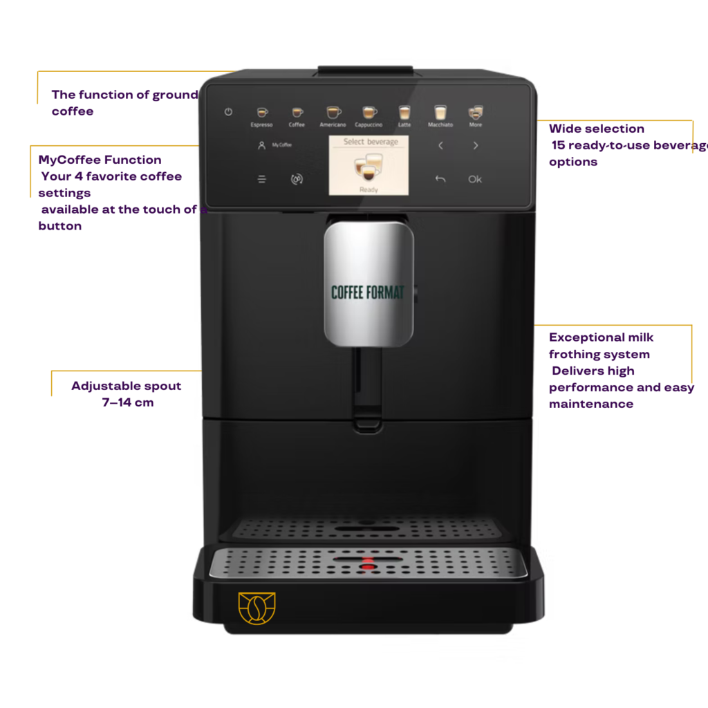 kompaktowy ekspres do kawy coffee format free do domu biura kavotti