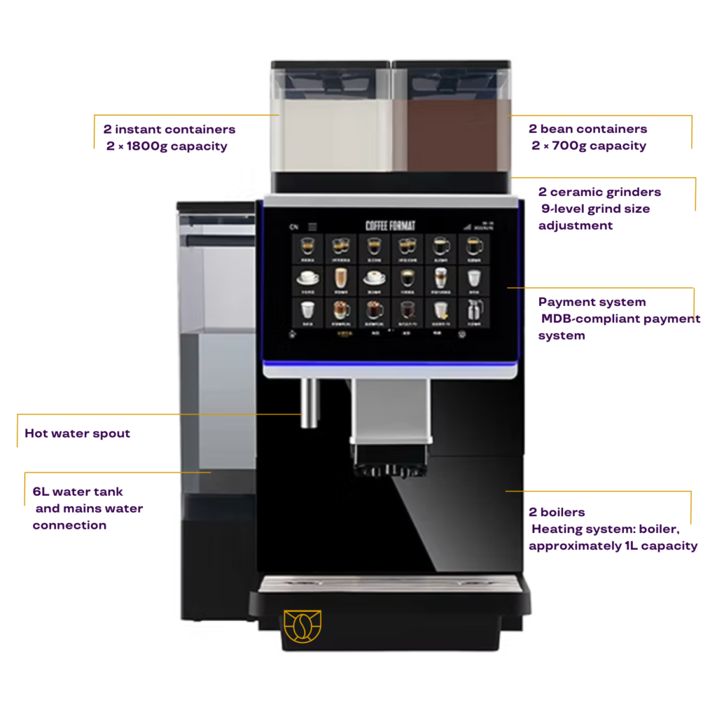 automatyczny ekspres do kawy coffee format grow instant czekolada do domu biura restauracji horeca kavotti