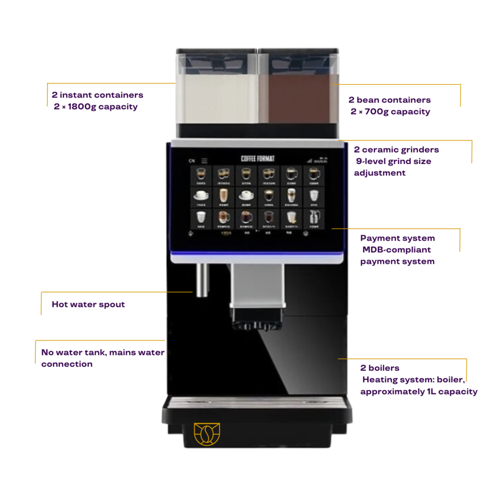 automatyczny ekspres do kawy coffee format grow instant czekolada do domu biura restauracji horeca kavotti