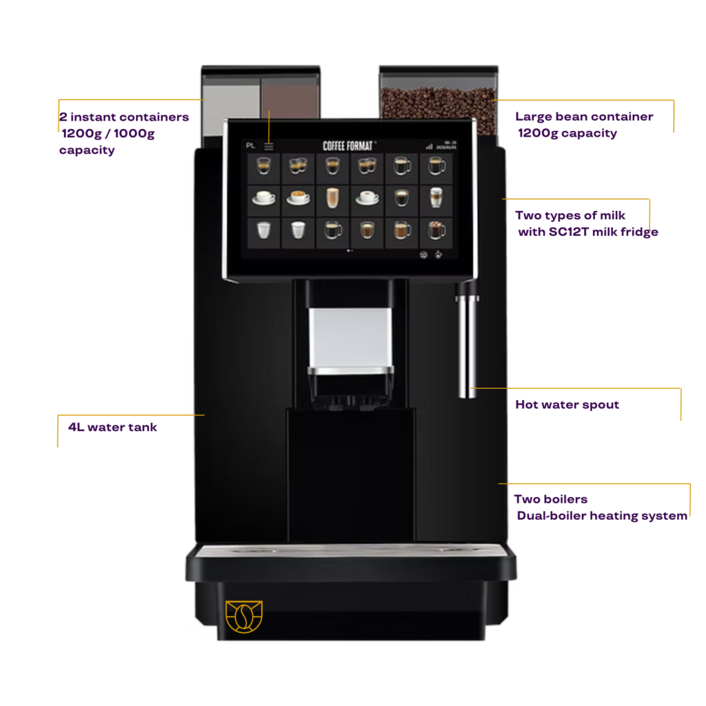 automatyczny ekspres do kawy coffee format zone instant czekolada do domu biura restauracji horeca kavotti