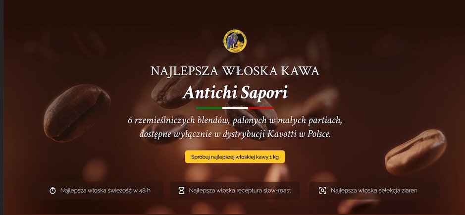 Ulubione kawy Capricornio i&nbsp;Mogiana: 100% Arabika – Odkryj Czystość Smaku Single Origin Antichi od&nbsp;Kavotti